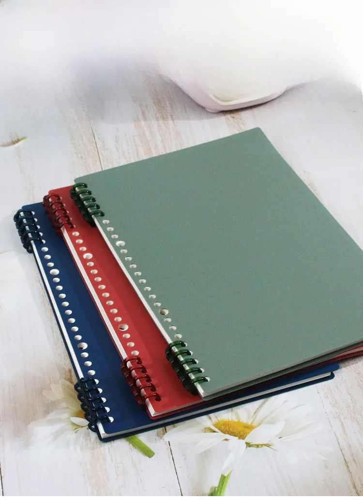 B5 Diy Self-made Plastic Cover Loose-leaf Notebook 26-hole A5 Frosted Pp Cover Office/cultural/notebook/notepad display picture 10