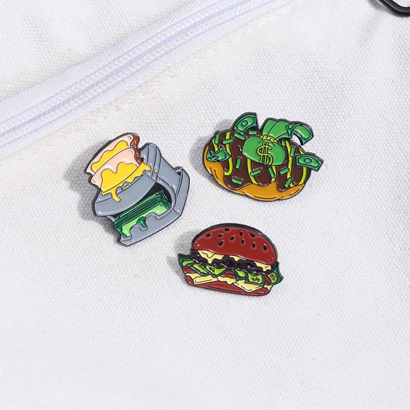IG Style Geometric Alloy Plating Unisex Brooches display picture 6