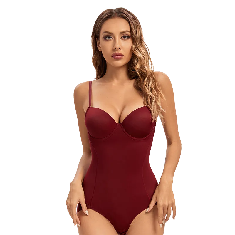 Solid Color Stereotype Waist Support Gather Shaping Underwear display picture 8