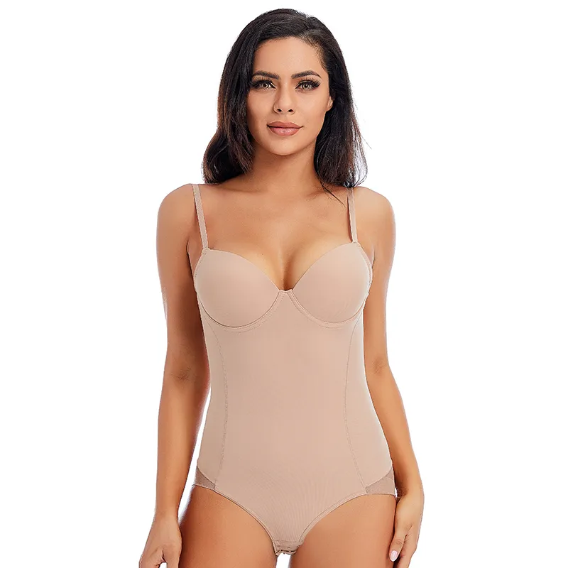 Solid Color Stereotype Waist Support Gather Shaping Underwear display picture 14