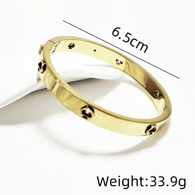 Casual Classic Style Geometric 304 Stainless Steel Women's Bangle display picture 1