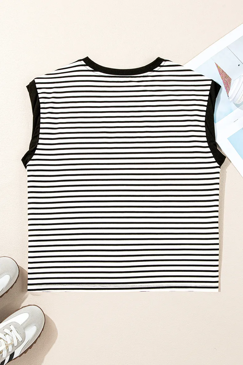Women's T-shirt Tank Tops Casual Simple Style Streetwear Stripe display picture 7