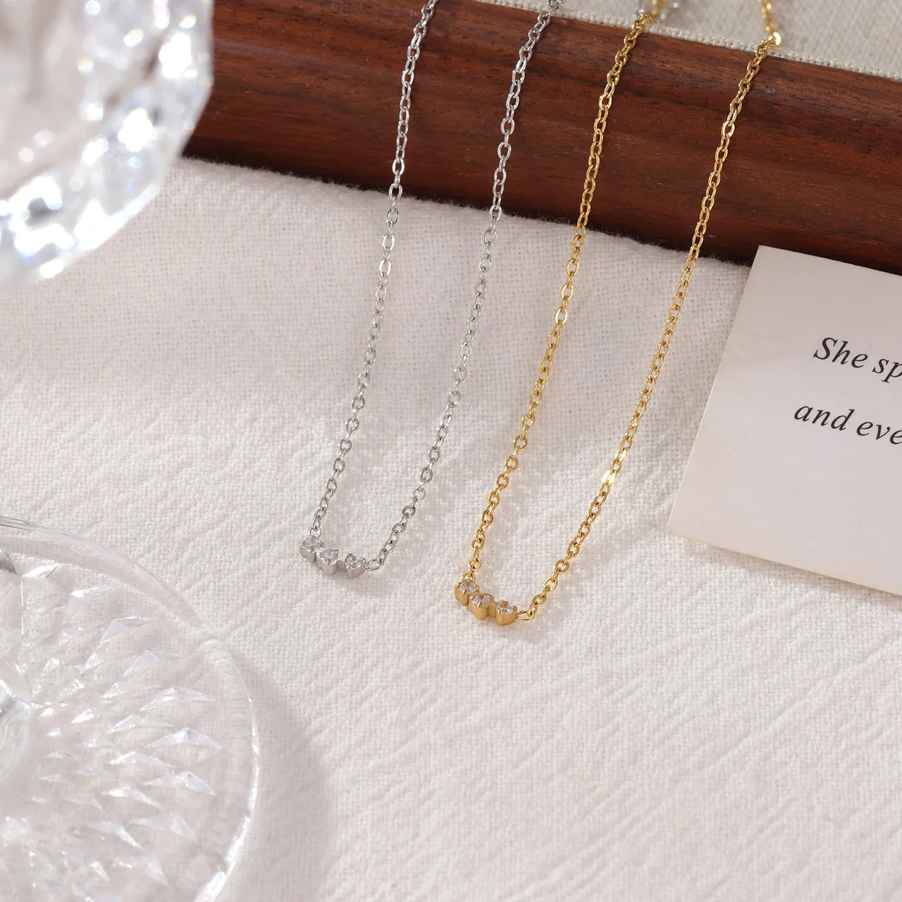 Elegant Simple Style Chain 304 Stainless Steel 16K Gold Plated Women's Pendant Necklace display picture 5