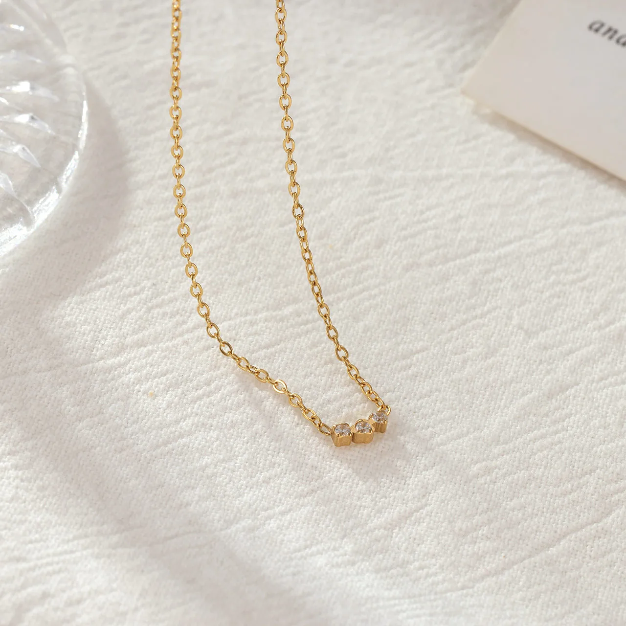 Elegant Simple Style Chain 304 Stainless Steel 16K Gold Plated Women's Pendant Necklace display picture 3