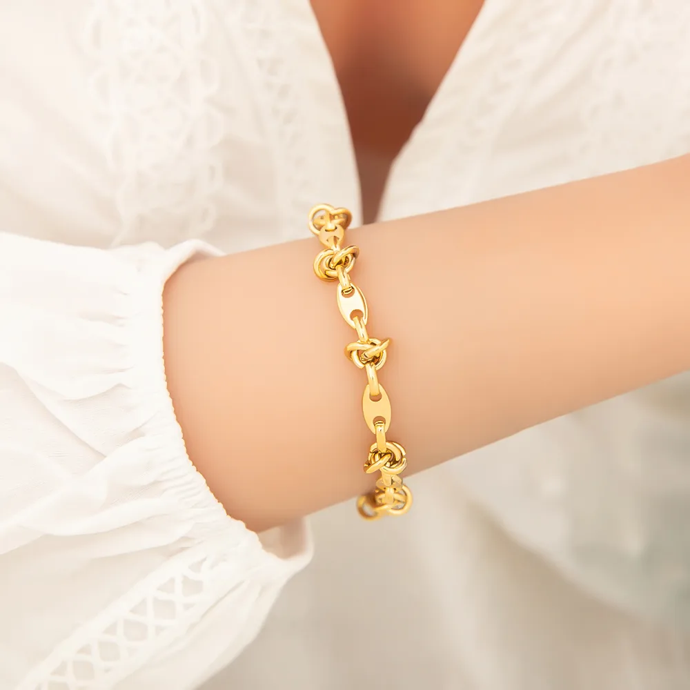 Vintage Style Classic Style Solid Color 304 Stainless Steel Women's Bracelets display picture 5
