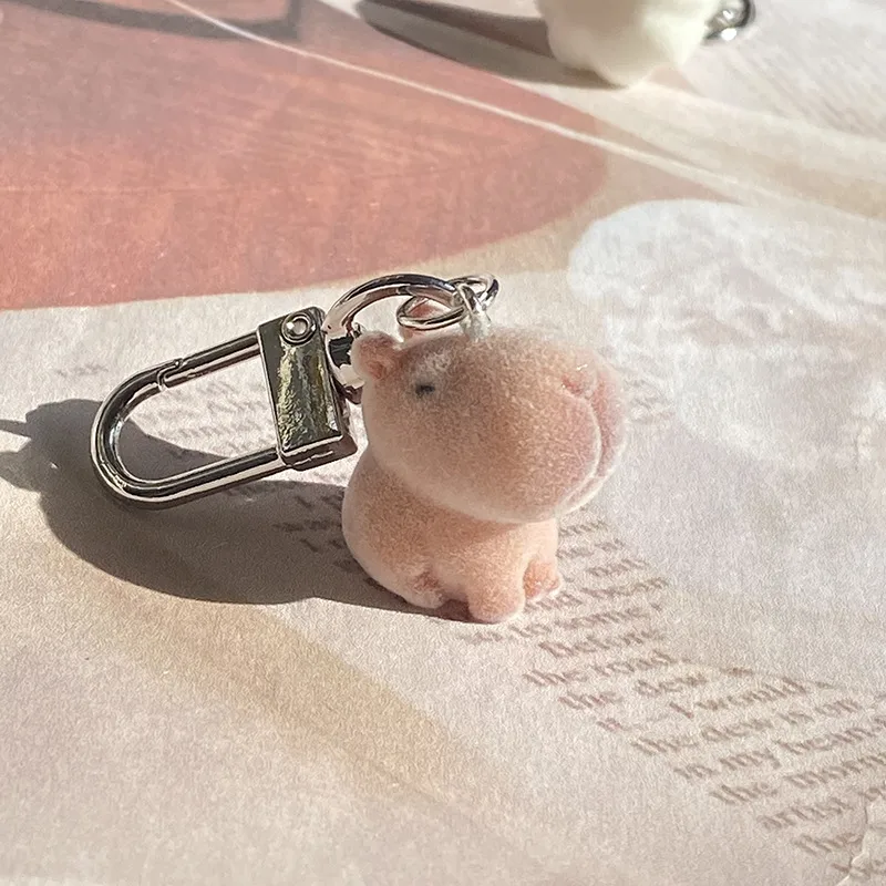 Cute Animal Alpaca Elk Synthetic Resin Alloy Unisex Bag Pendant Keychain display picture 5