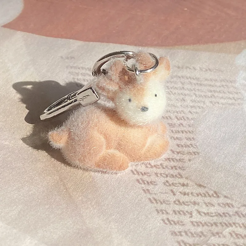 Cute Animal Alpaca Elk Synthetic Resin Alloy Unisex Bag Pendant Keychain display picture 6