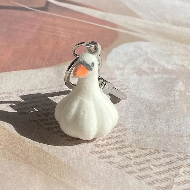 Cute Animal Alpaca Elk Synthetic Resin Alloy Unisex Bag Pendant Keychain display picture 4