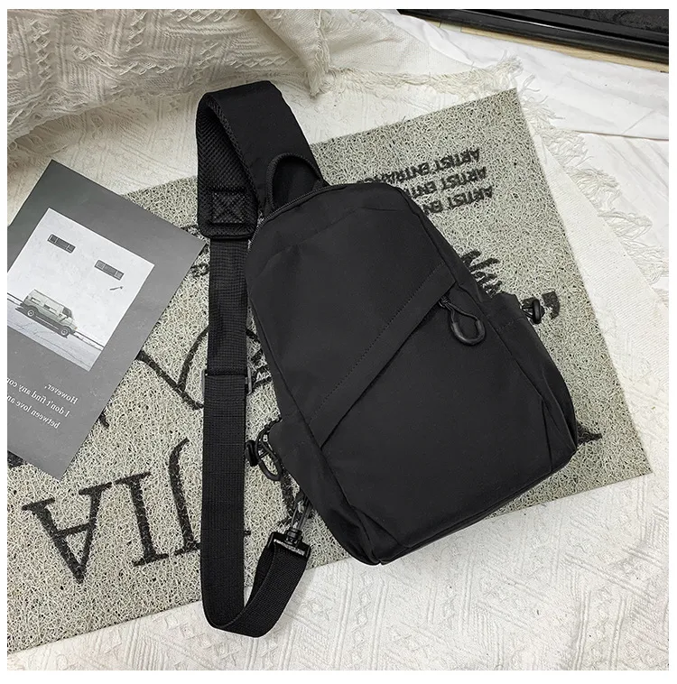 Foreign Trade Messenger Bag Men's Simple Shoulder Bag Men's Shoulder Bag New Chest Bag Small Backpack Sports Small Crossbody Bag display picture 25