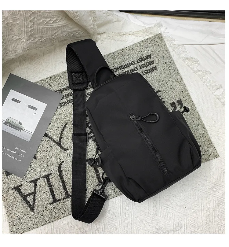 Foreign Trade Messenger Bag Men's Simple Shoulder Bag Men's Shoulder Bag New Chest Bag Small Backpack Sports Small Crossbody Bag display picture 26