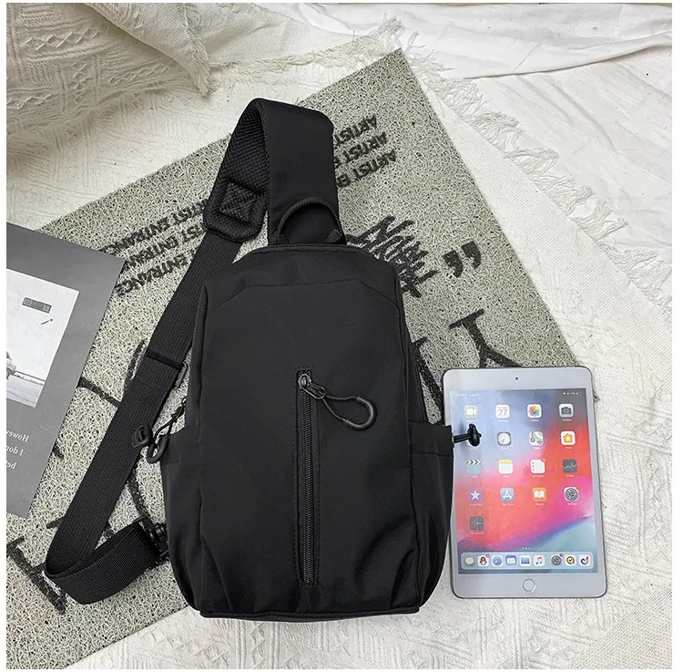 Foreign Trade Messenger Bag Men's Simple Shoulder Bag Men's Shoulder Bag New Chest Bag Small Backpack Sports Small Crossbody Bag display picture 29
