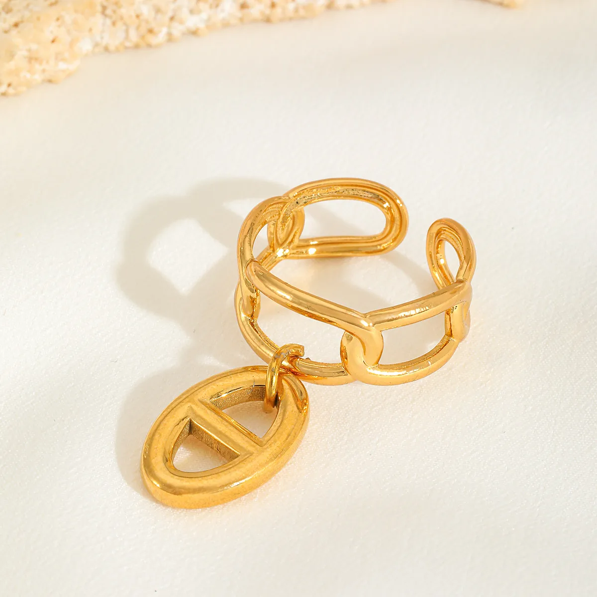 IG Style Basic Commute Devil's Eye Chili 304 Stainless Steel Alloy Copper Enamel Women's Rings Bracelets display picture 13
