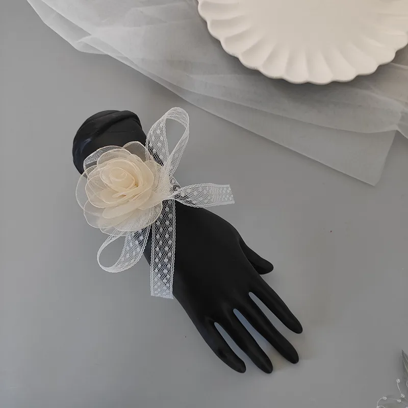 Bridesmaid Wrist Flower Bride Wedding Sisters Group Handed Flower Wedding Mori Style Beautiful Super Fairy Bracelet Wedding Supplies 5429 display picture 4