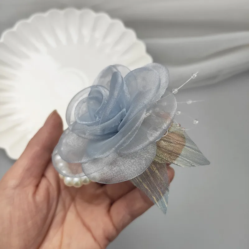 Bridesmaid Wrist Flower Bride Wedding Sisters Group Handed Flower Wedding Mori Style Beautiful Super Fairy Bracelet Wedding Supplies 5429 display picture 17