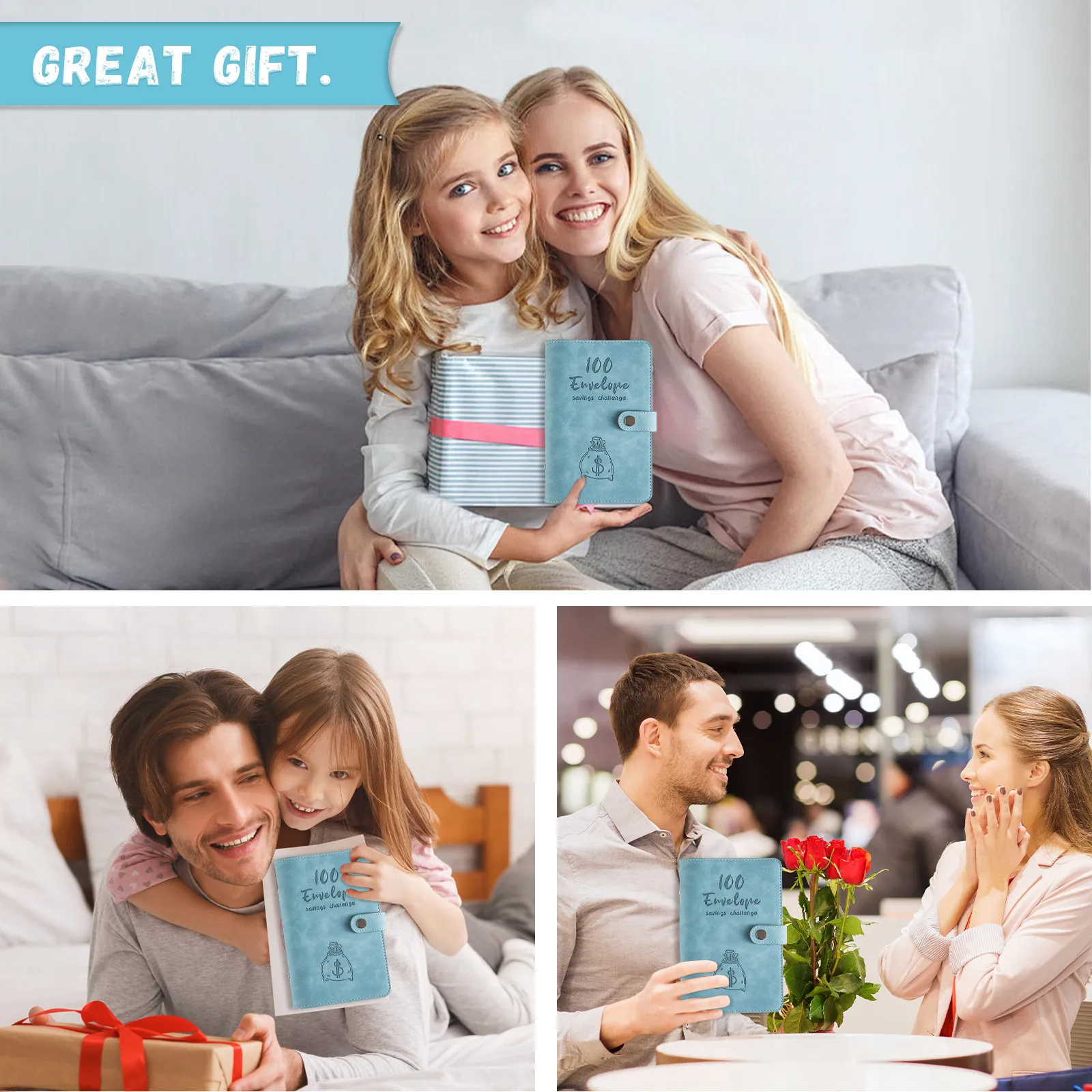 Explosions A6 Loose-leaf Notebook 100 Days Challenge Saving Money Saving Budget Plan This Loose-leaf Notebook Hand Account display picture 4