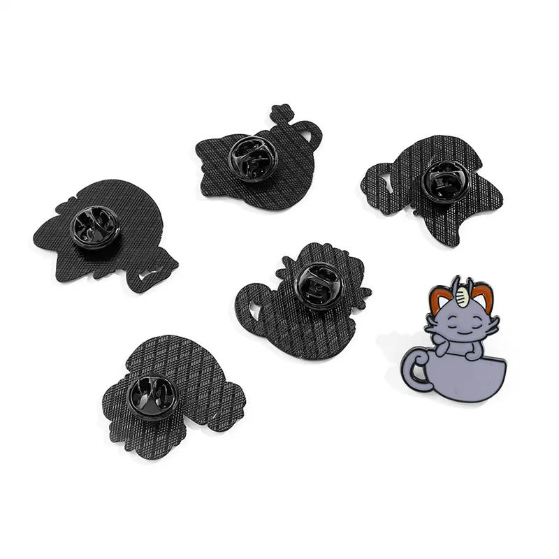 Cute Simple Style Animal Cartoon Character Alloy Stamping Stoving Varnish Plating Unisex Brooches display picture 3