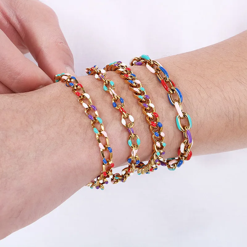 IG Style Geometric 304 Stainless Steel 18K Gold Plated Unisex Bracelets display picture 5