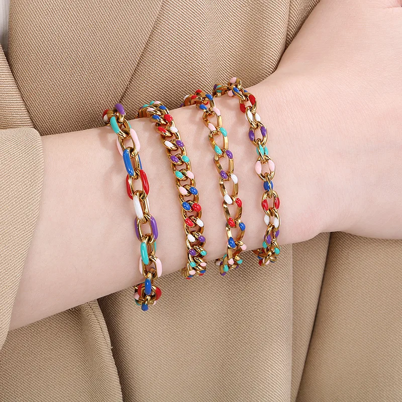 IG Style Geometric 304 Stainless Steel 18K Gold Plated Unisex Bracelets display picture 7