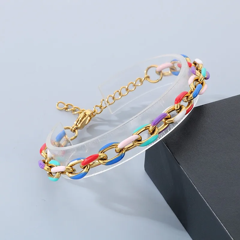 IG Style Geometric 304 Stainless Steel 18K Gold Plated Unisex Bracelets display picture 10