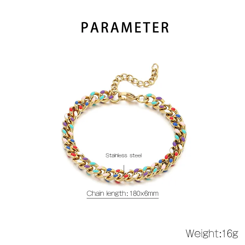 IG Style Geometric 304 Stainless Steel 18K Gold Plated Unisex Bracelets display picture 1