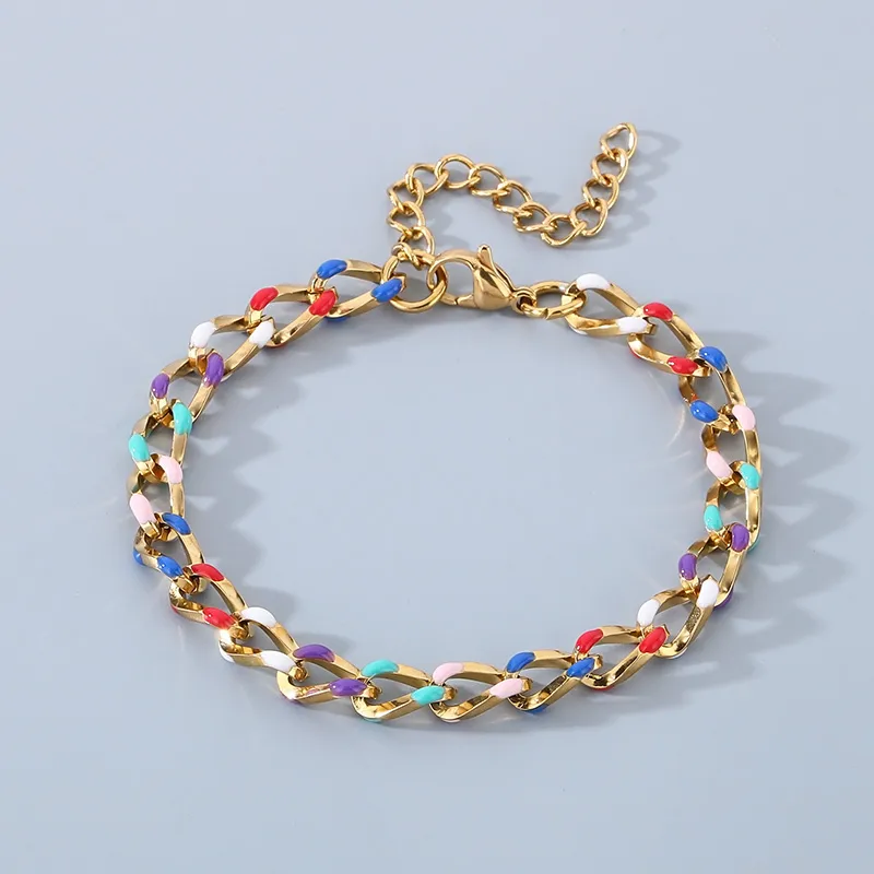 IG Style Geometric 304 Stainless Steel 18K Gold Plated Unisex Bracelets display picture 12