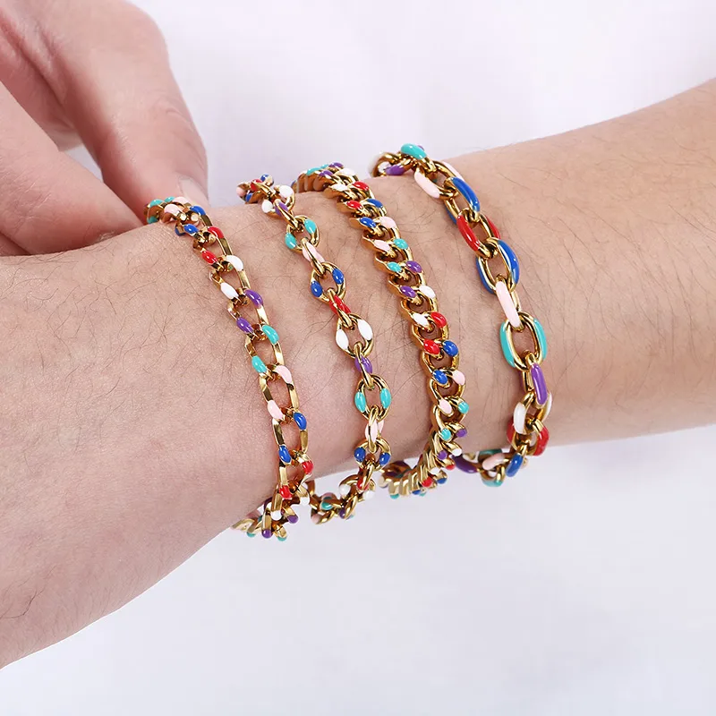 IG Style Geometric 304 Stainless Steel 18K Gold Plated Unisex Bracelets display picture 17