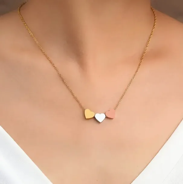 Modern Style Simple Style Heart Shape Alloy Women's Pendant Necklace display picture 2