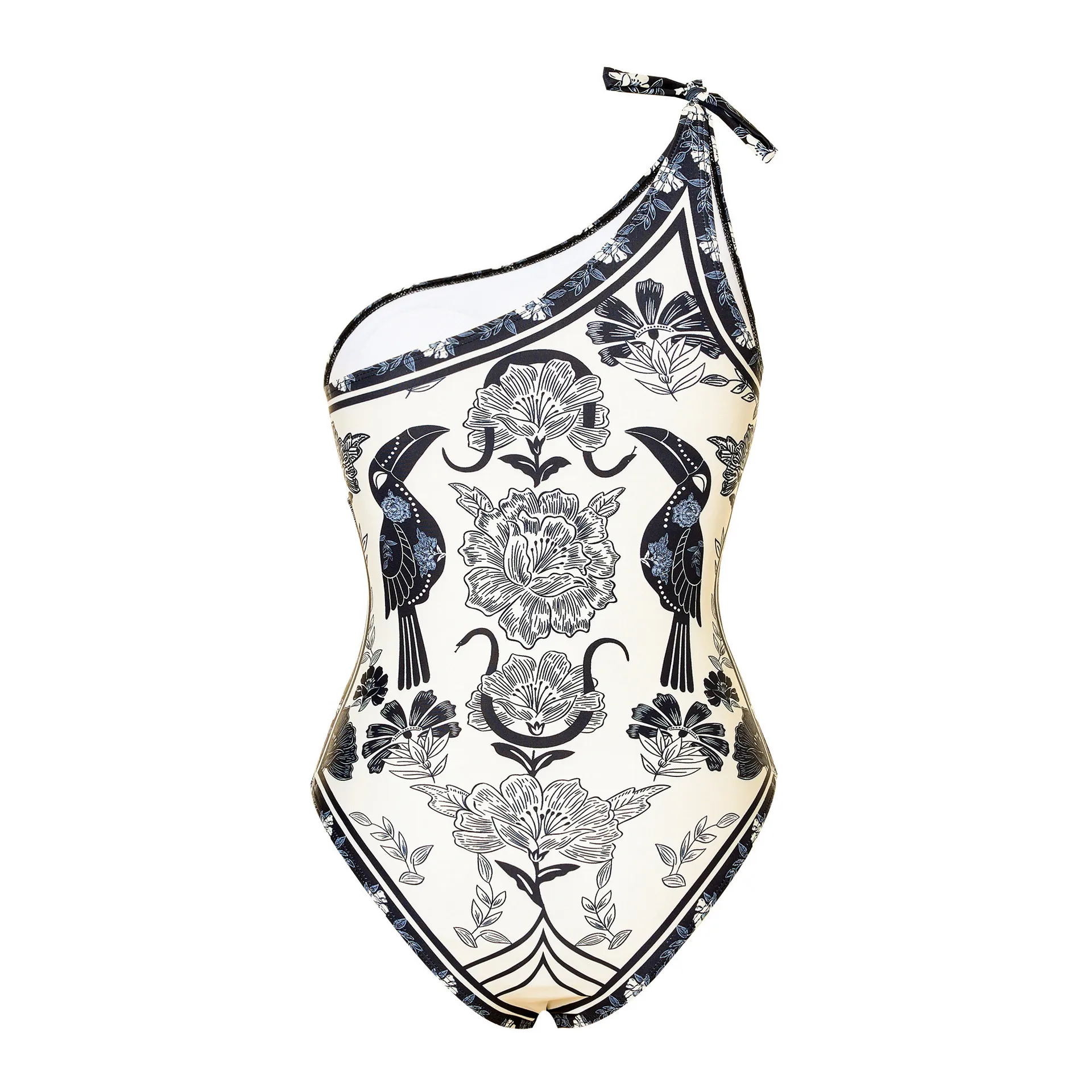 Women's Sexy Bohemian 2 Pieces Set One Piece Swimwear display picture 4