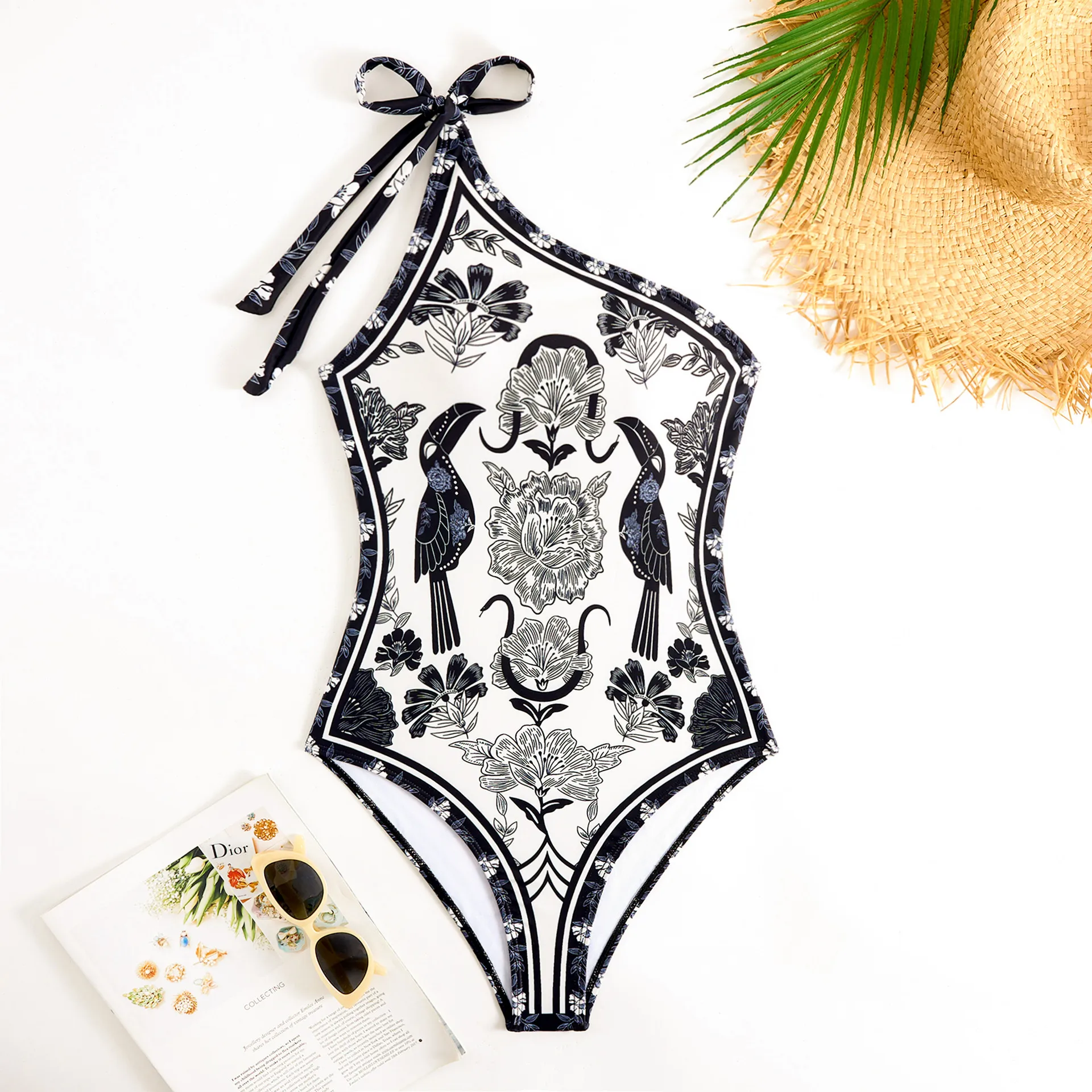 Women's Sexy Bohemian 2 Pieces Set One Piece Swimwear display picture 5
