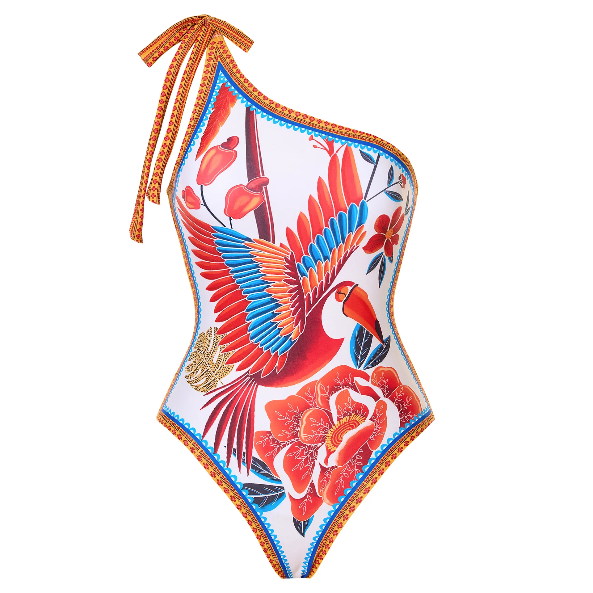 Women's Sexy Bohemian 2 Pieces Set One Piece Swimwear display picture 13