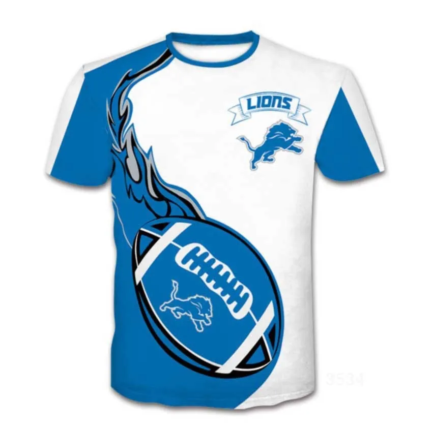 Men's Letter Color Block Football Casual Round Neck Short Sleeve Loose Men's T-shirt display picture 5