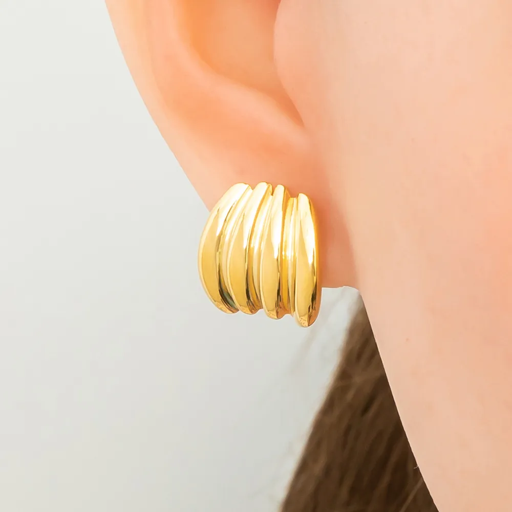1 Pair Elegant Glam Luxurious Infinity 304 Stainless Steel Earrings display picture 8