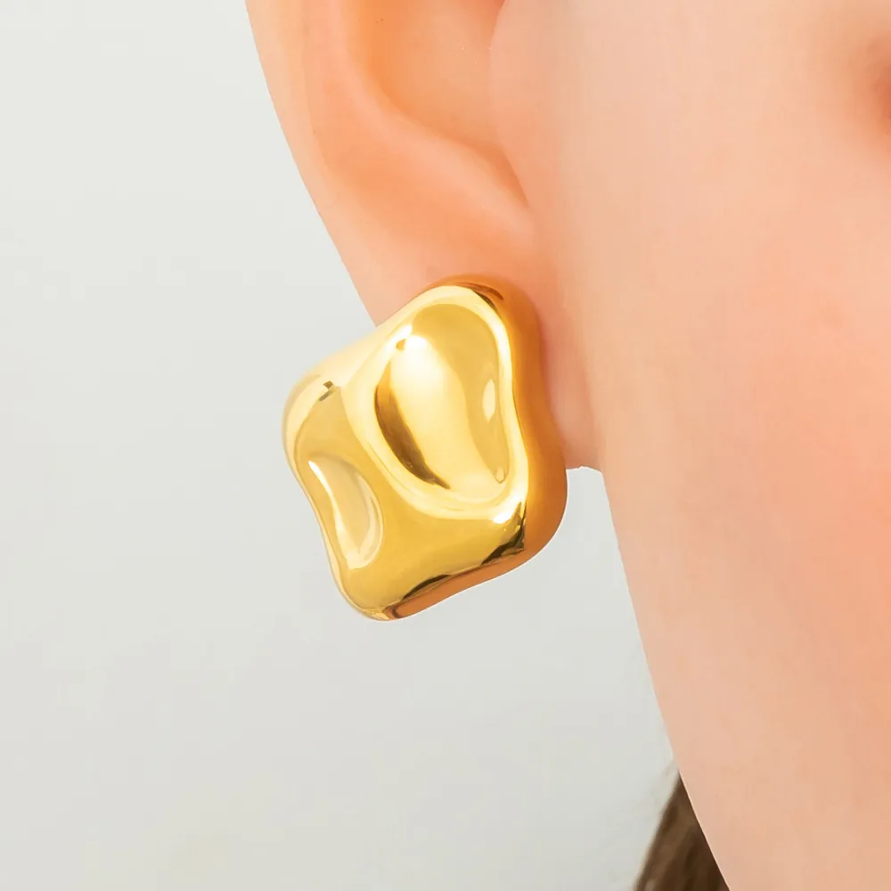 1 Pair Elegant Glam Luxurious Infinity 304 Stainless Steel Earrings display picture 7