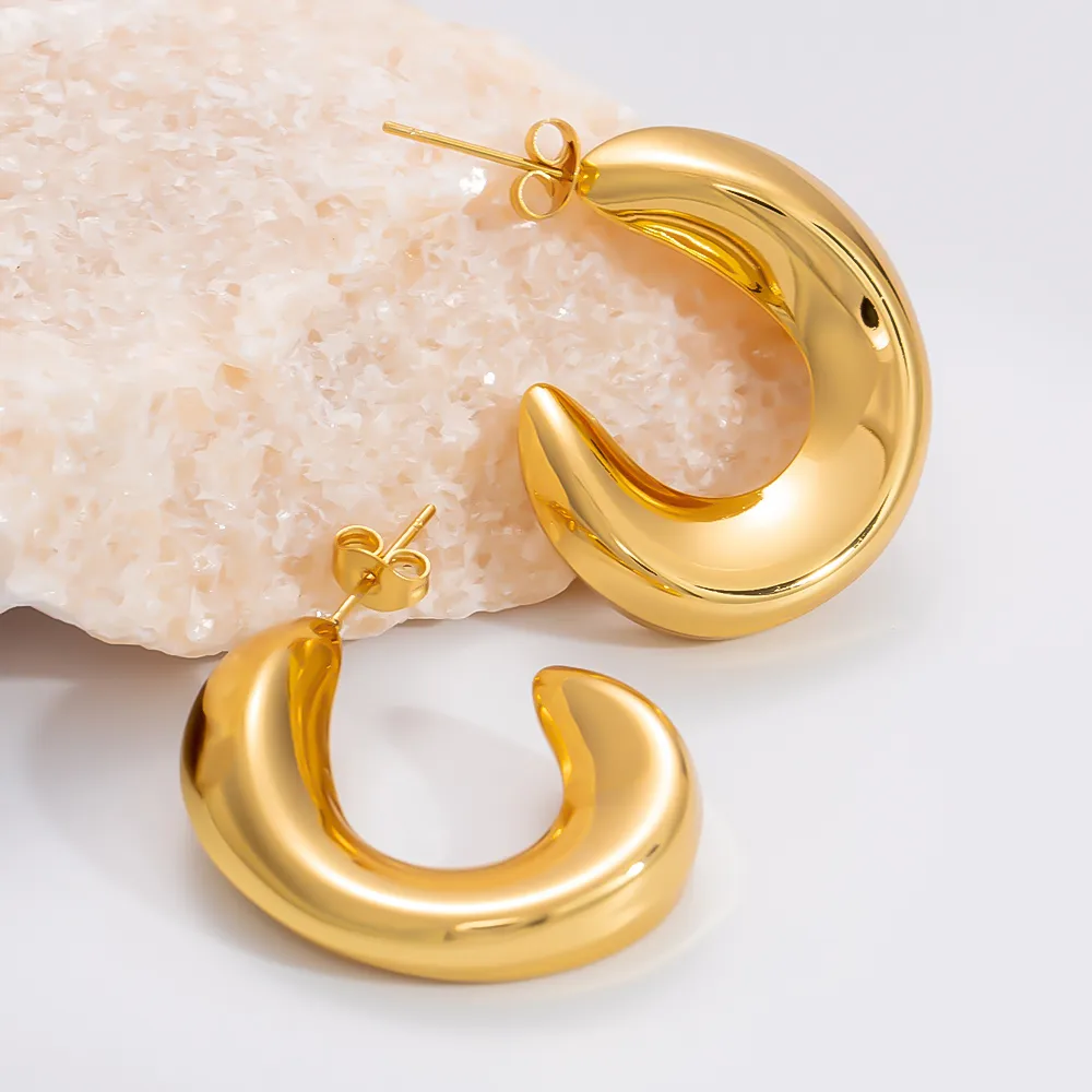 1 Pair Elegant Glam Luxurious Infinity 304 Stainless Steel Earrings display picture 11