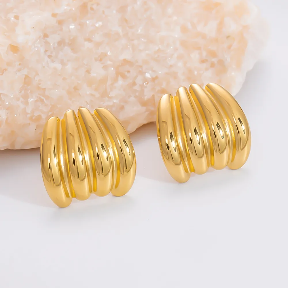 1 Pair Elegant Glam Luxurious Infinity 304 Stainless Steel Earrings display picture 16