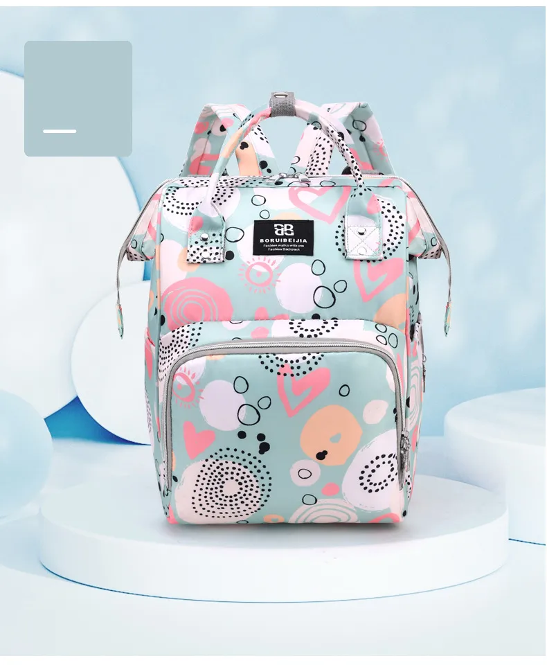 Mummy Bag  New Stylish And Lightweight Multifunctional Baby Bag Backpack Large Capacity Breastmilk Storage Mummy Backpack display picture 1