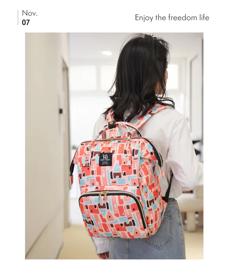 Mummy Bag  New Stylish And Lightweight Multifunctional Baby Bag Backpack Large Capacity Breastmilk Storage Mummy Backpack display picture 6