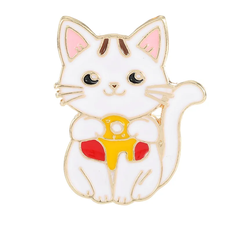 Cartoon Style Cute Cartoon Cat Alloy Plating Women's Brooches display picture 10