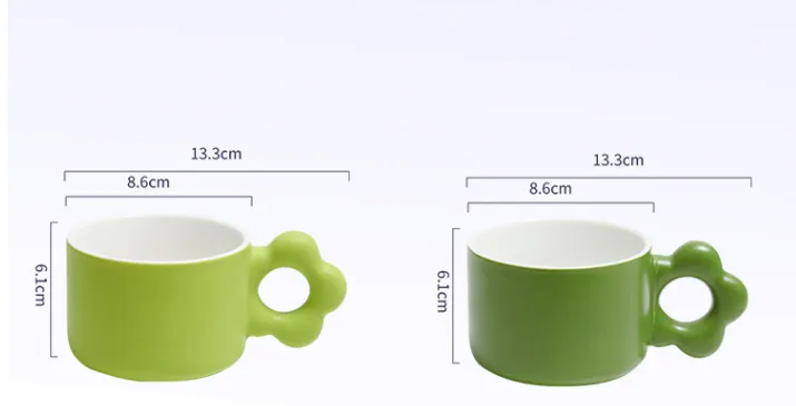 Casual Solid Color Ceramics Mug 1 Piece display picture 3