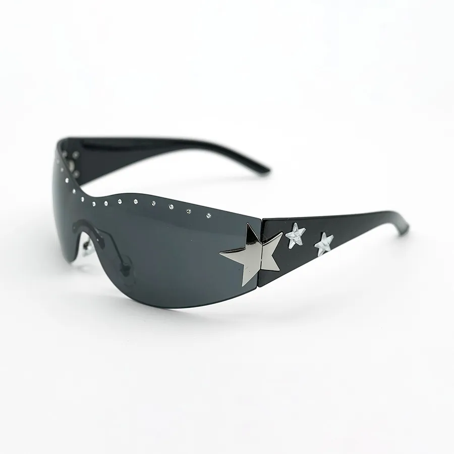 Y2K Cool Style Star Ac Special-Shaped Mirror Full Frame Glasses display picture 2