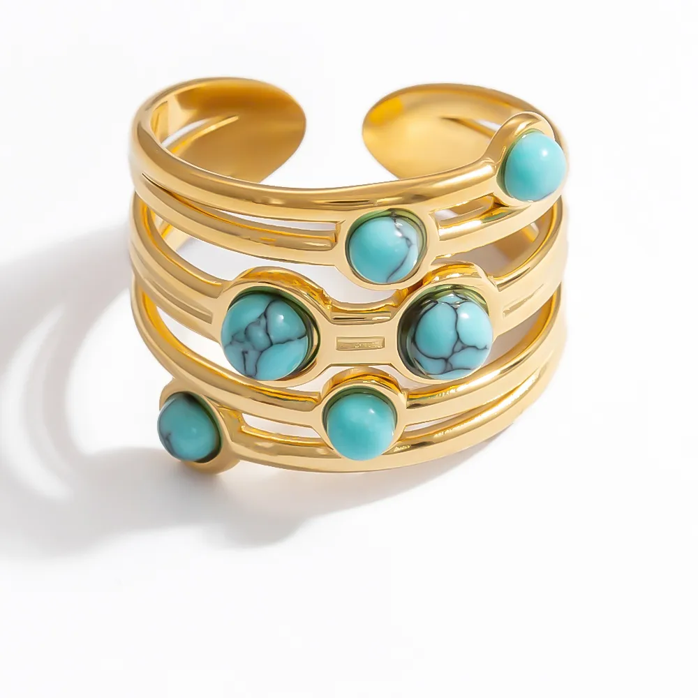 Vintage Style Simple Style Irregular 304 Stainless Steel Women's Rings display picture 17