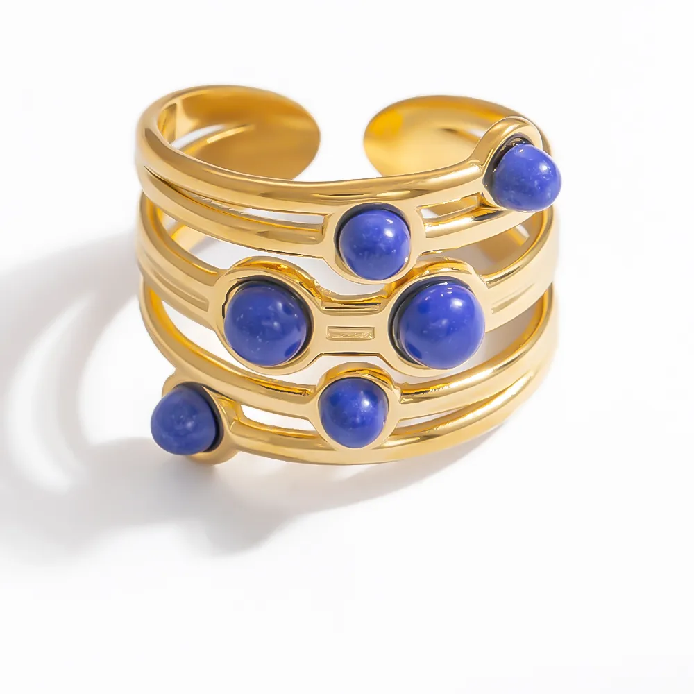 Vintage Style Simple Style Irregular 304 Stainless Steel Women's Rings display picture 11