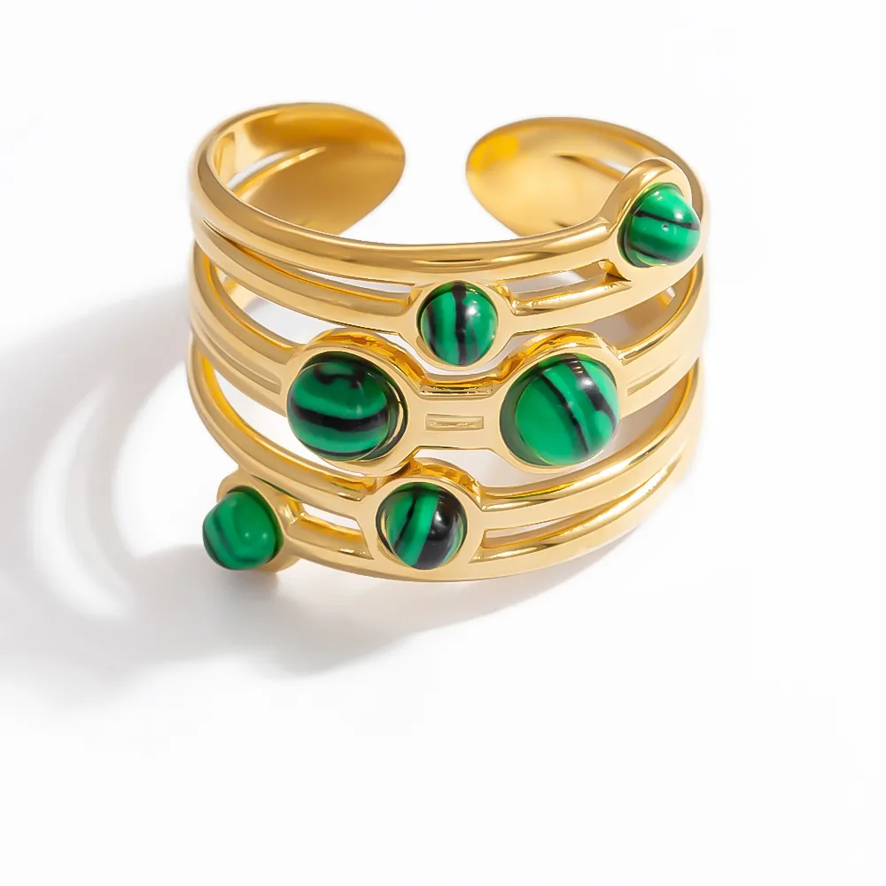 Vintage Style Simple Style Irregular 304 Stainless Steel Women's Rings display picture 15