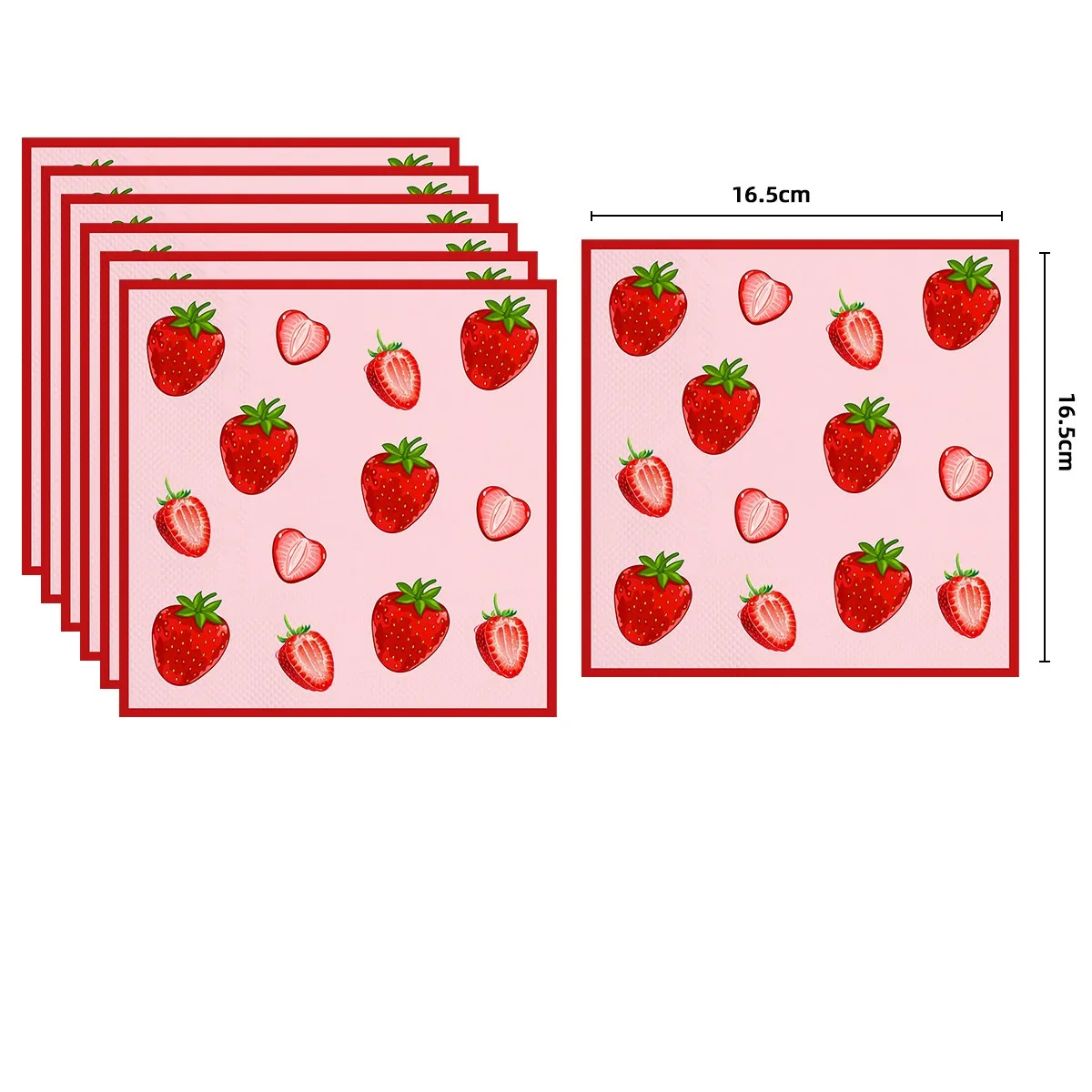 Cute Letter Strawberry PE PS Paper Artificial Decorations display picture 2