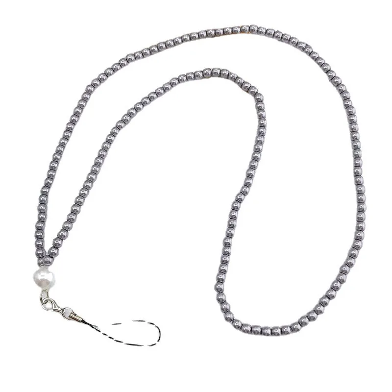 Beaded Solid Color Basic Mobile Phone Chain Lanyard Phone Cases display picture 6
