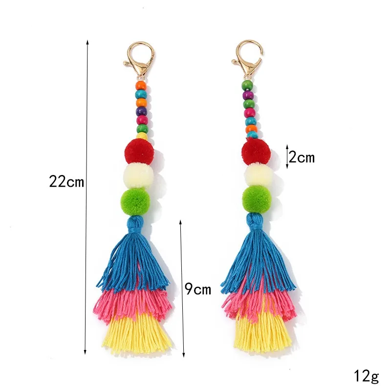 Polyester Colorful Bag Charms display picture 6