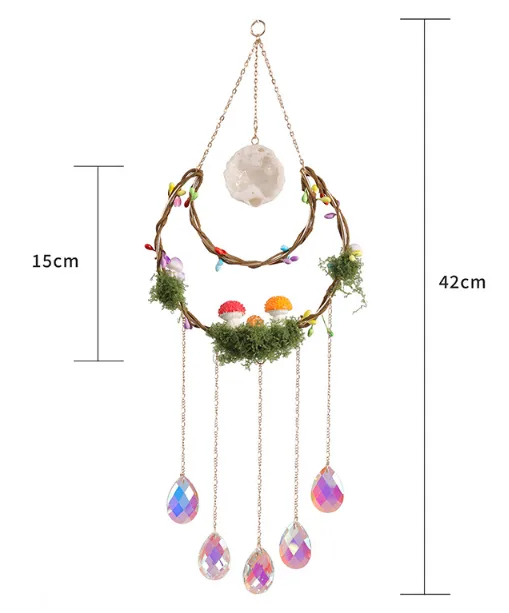 1 Piece Moon Mushroom Indoor Crystal Romantic Simple Style display picture 12