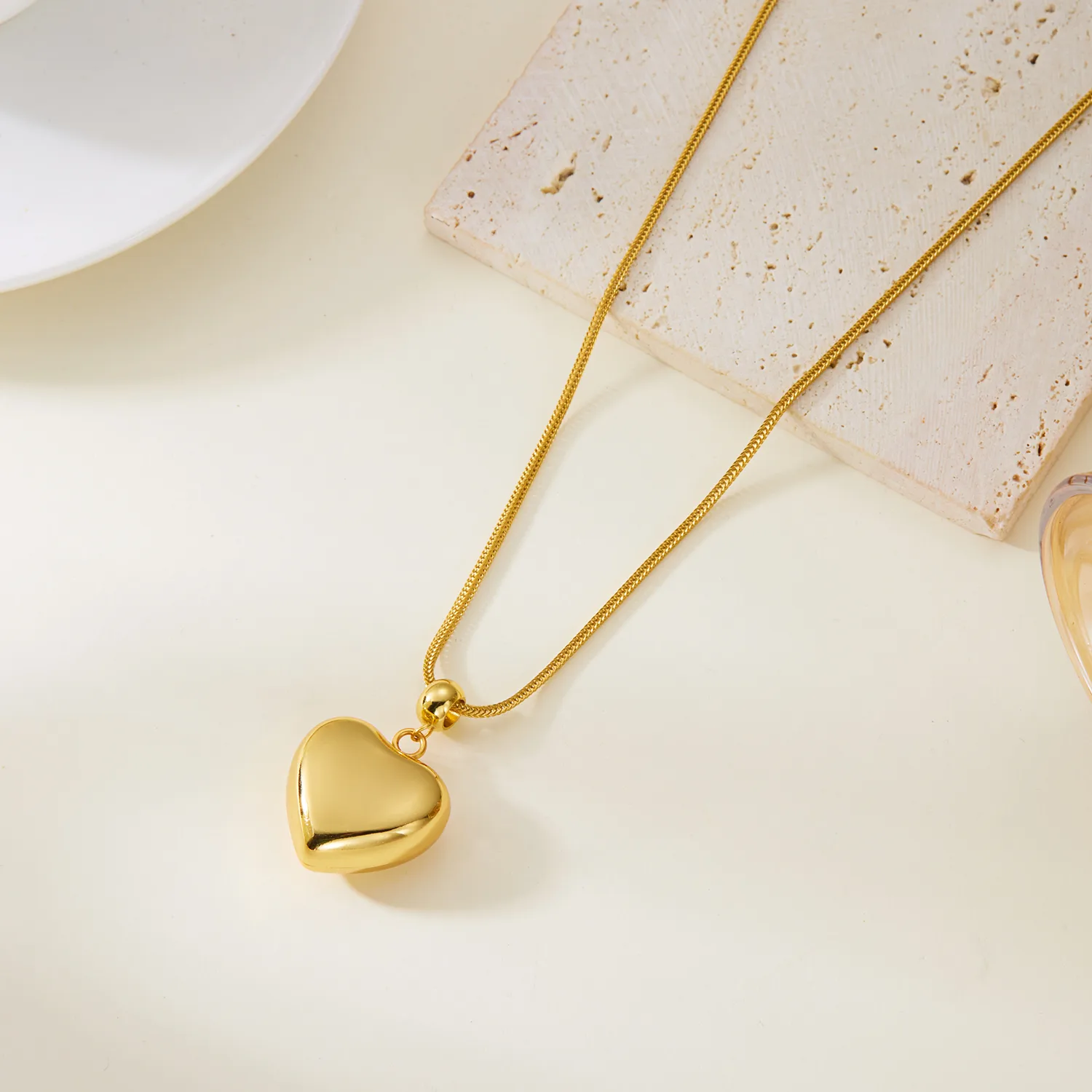 Casual Elegant Modern Style Heart Shape 304 Stainless Steel Women's Pendant Necklace display picture 27
