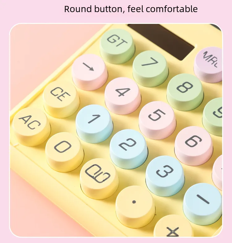 Dopamine Computer High Aesthetic Value Office Student Mechanical Keyboard Dual Power Computer Calculator display picture 7