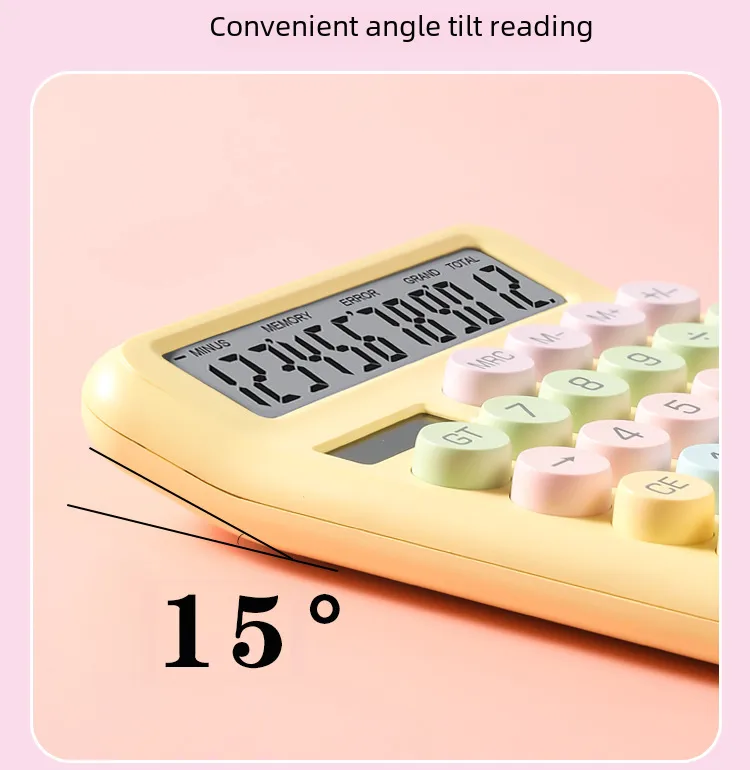 Dopamine Computer High Aesthetic Value Office Student Mechanical Keyboard Dual Power Computer Calculator display picture 8